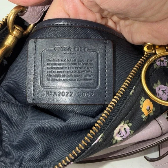 Coach Cargo Crossbody with vintage rosebud print with leather - Picture 7 of 12